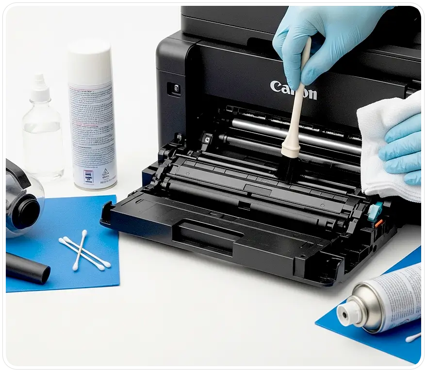 Manutenção impressora canon
