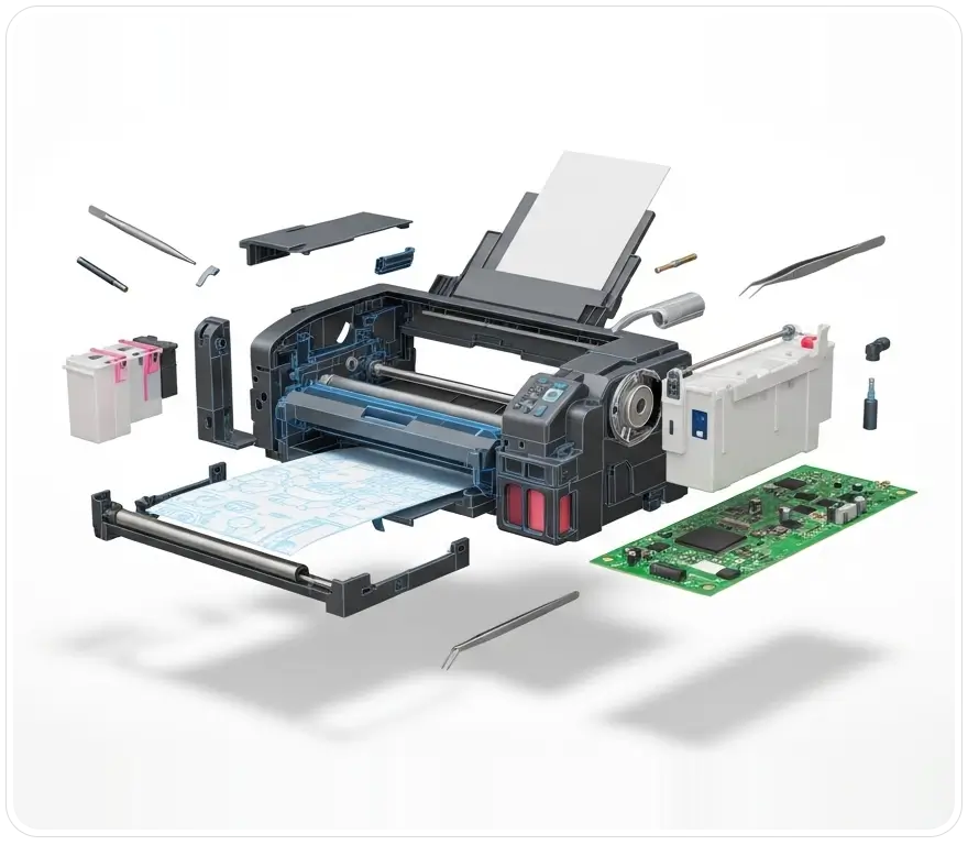 Assistência técnica impressora jato de tinta